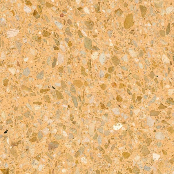 Sample of Giallo Mori Marble Cement Terrazzo tile