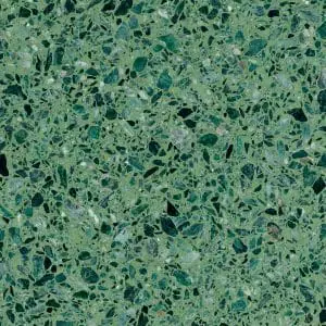 Sample of Verdi Alpi Marble Cement Terrazzo tile