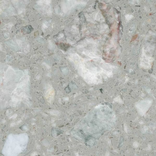 Sample of Fior Di Pesco Marble Resin Terrazzo tile