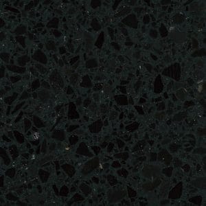 Sample of Nero Ebano Marble Cement Terrazzo tile