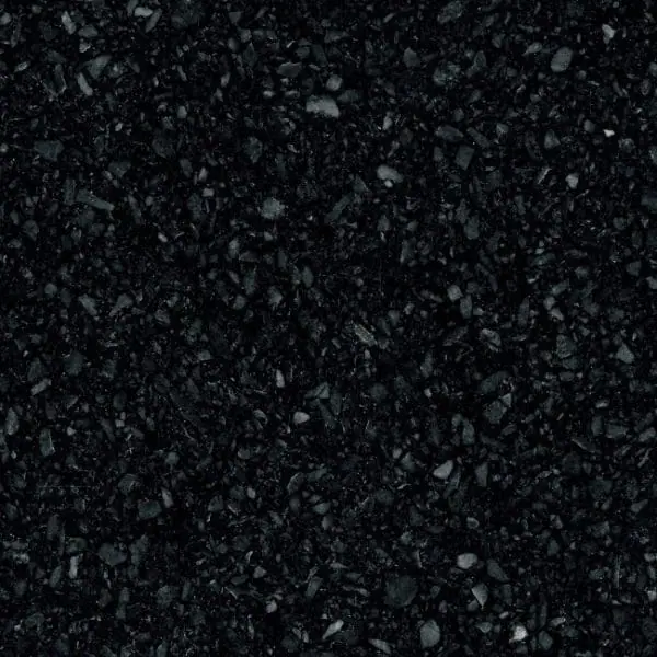 Sample of Nordic Black Marble Resin Terrazzo tile